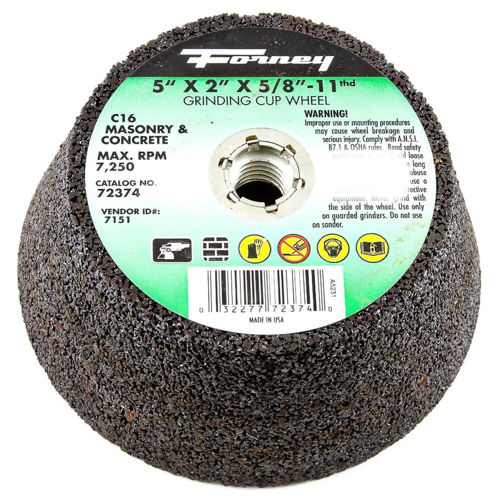 72374 Cup Wheel, Masonry/Concrete,